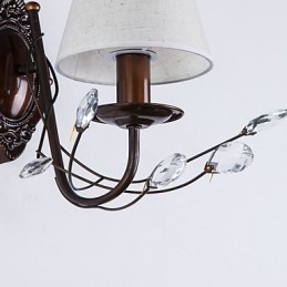 Applique da parete rustica in stile Lodge Country elettrolitica per mini applique da parete con luce ambientale