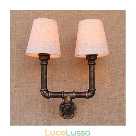 Applique da parete rustica in ottone per luce ambientale Applique da parete rustica in ottone per luce ambientale