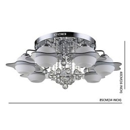 Telecomando 7 luci con luce da soffitto moderna blu rossa da montare a filo