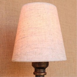 Applique da parete rustica in ottone per luce ambientale