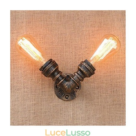 Lampada da parete decorativa piccola con tubo dell'acqua semplice Nostalgia Lampada da parete decorativa piccola con tubo dell'acqua semplice Nostalgia
