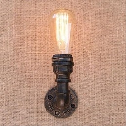 Lampada da parete decorativa piccola con tubo dell'acqua semplice Nostalgia
