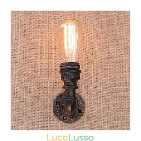 Lampada da parete decorativa piccola con tubo dell'acqua semplice Nostalgia Lampada da parete decorativa piccola con tubo dell'acqua semplice Nostalgia