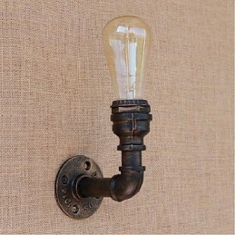 Lampada da parete decorativa piccola con tubo dell'acqua semplice Nostalgia