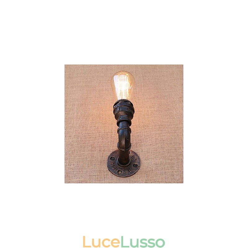 Lampada da parete decorativa piccola con tubo dell'acqua semplice Nostalgia