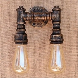 Lampada da parete decorativa piccola con tubo dell'acqua semplice Nostalgia