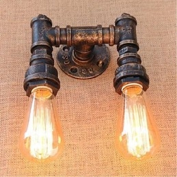 Lampada da parete decorativa piccola con tubo dell'acqua semplice Nostalgia