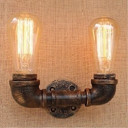 Lampada da parete decorativa piccola con tubo dell'acqua semplice Nostalgia