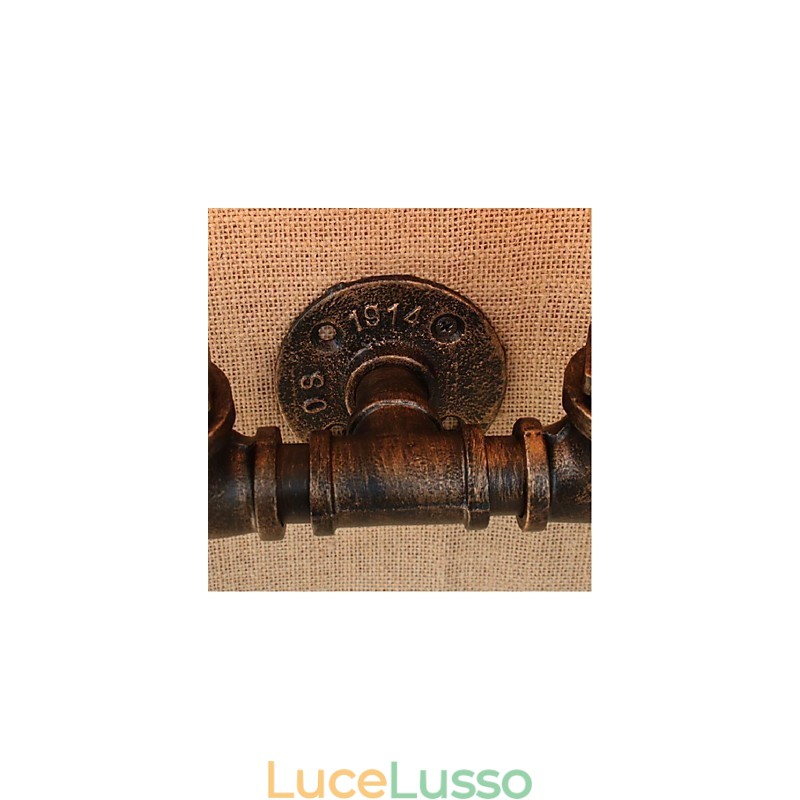 Lampada da parete decorativa piccola con tubo dell'acqua semplice Nostalgia
