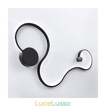 Moderne luci da parete creative in metallo soggiorno corridoio camera da letto camere d'albergo comodino decorazione illuminazione