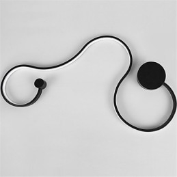 Moderne luci da parete creative in metallo soggiorno corridoio camera da letto camere d'albergo comodino decorazione illuminazione