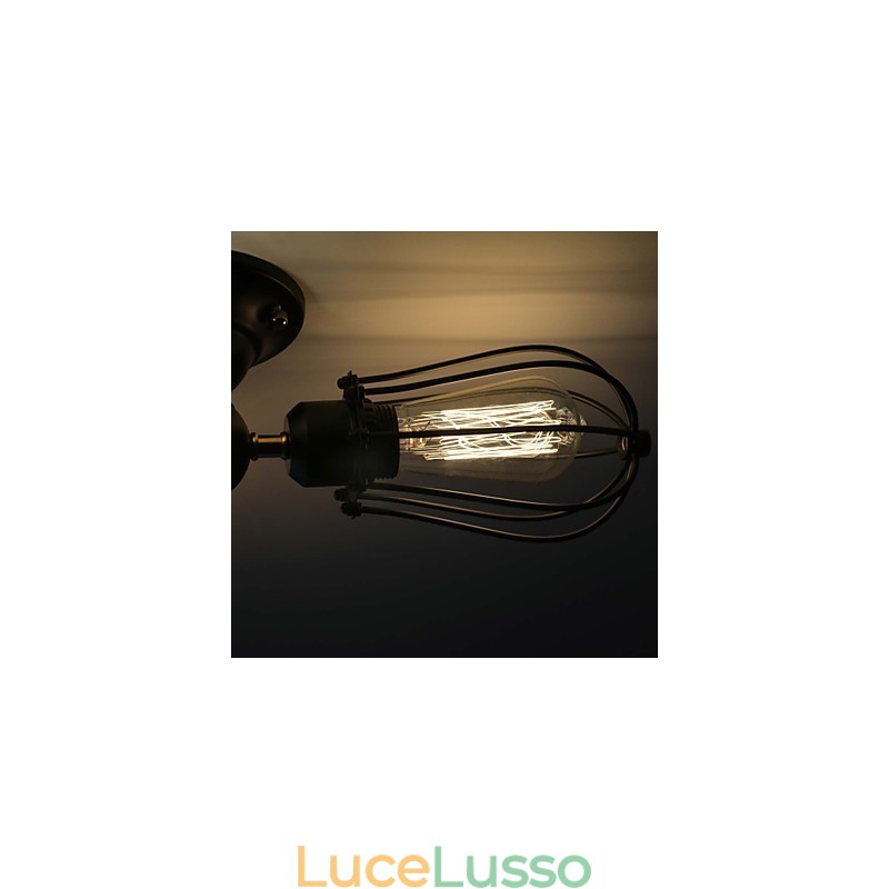 Tradizionale Classico Vintage Mini Stile Dipinto Metallo Montaggio a filo