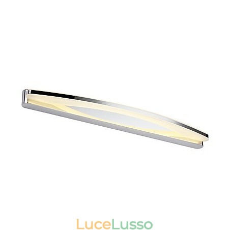 Moderna caratteristica cromata contemporanea per luce ambientale, illuminazione da parete per bagno Moderna caratteristica cromata contemporanea per luce ambientale, illuminazione da parete per bagno