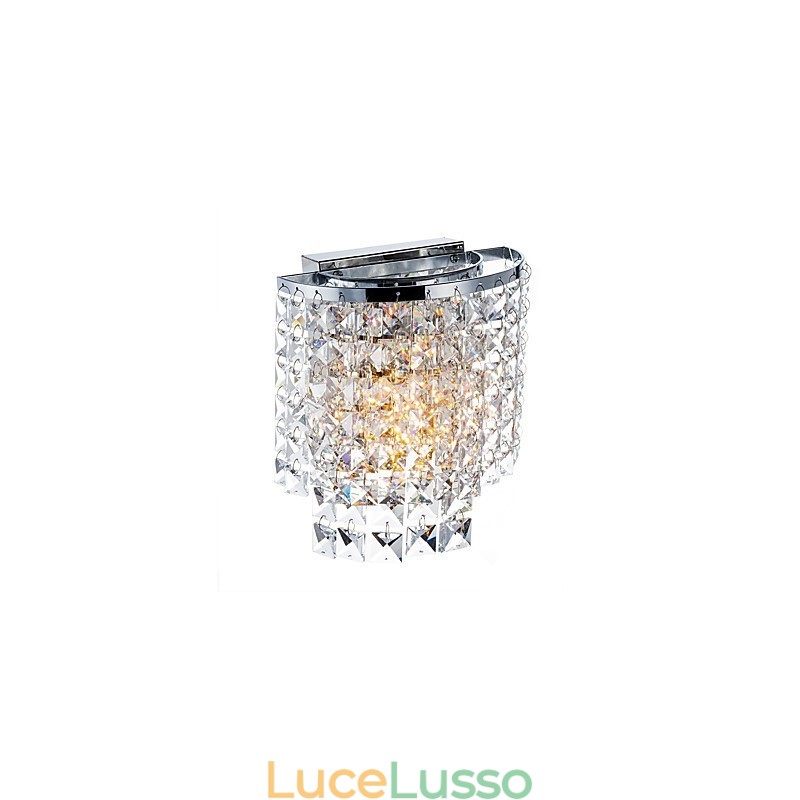 Moderna caratteristica contemporanea galvanizzata per applique da parete in cristallo downlight