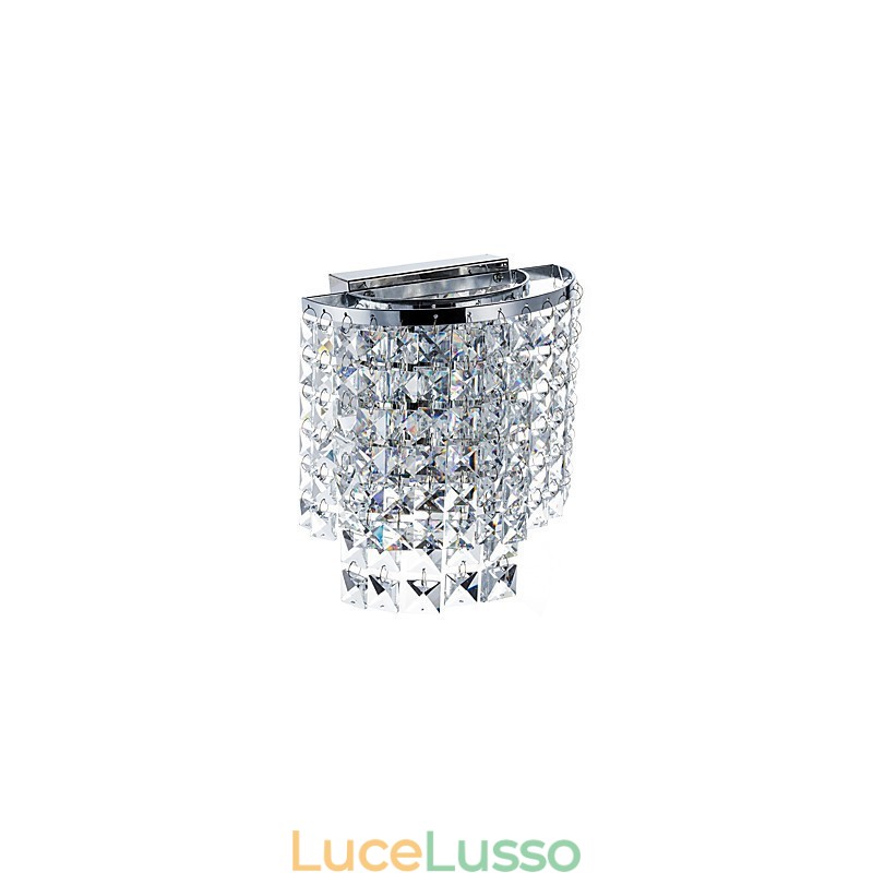 Moderna caratteristica contemporanea galvanizzata per applique da parete in cristallo downlight