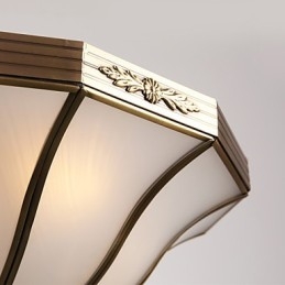 Lampada da soffitto moderna e contemporanea in rame con design decorativo