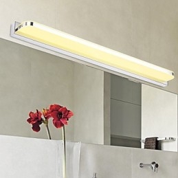 Illuminazione per bagno in stile mini, moderna e contemporanea, in metallo