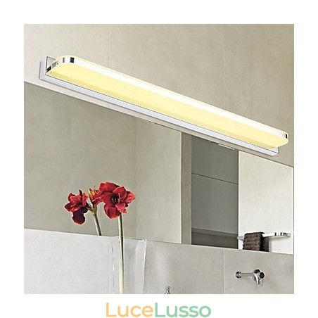 Illuminazione per bagno in stile mini, moderna e contemporanea, in metallo Illuminazione per bagno in stile mini, moderna e contemporanea, in metallo