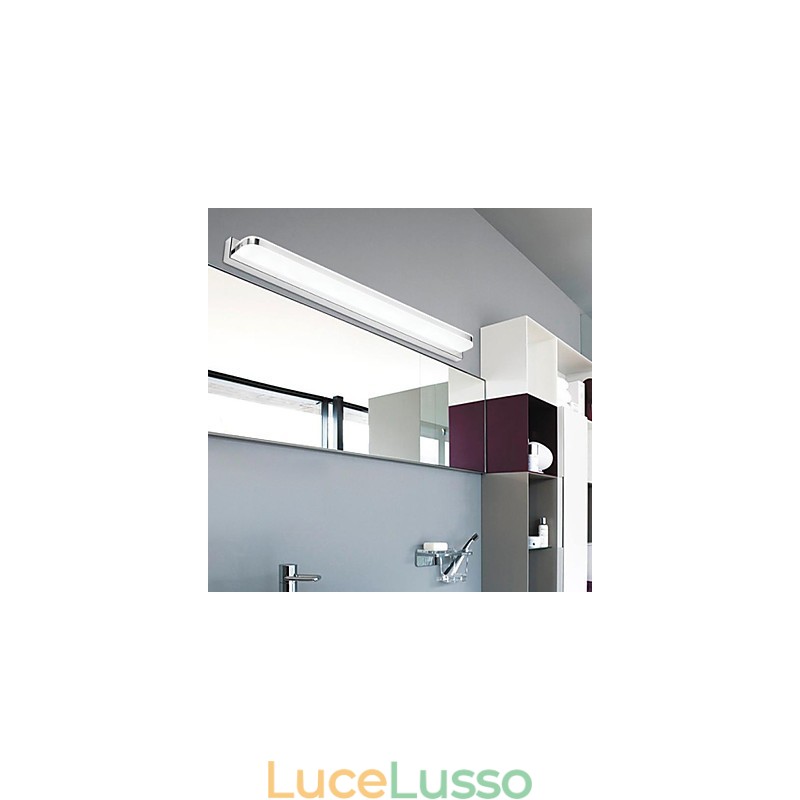 Illuminazione per bagno in stile mini, moderna e contemporanea, in metallo