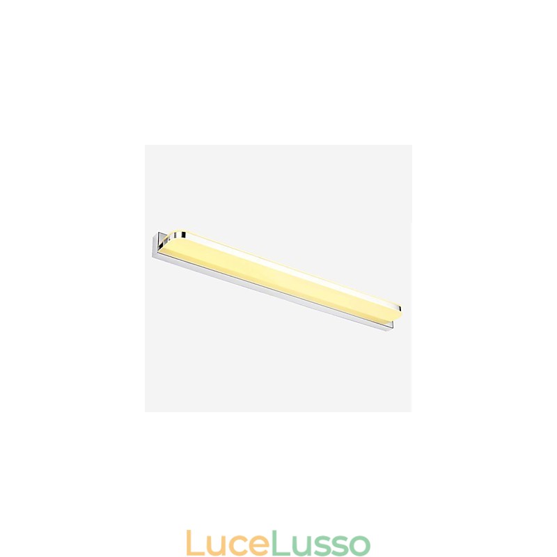 Illuminazione per bagno in stile mini, moderna e contemporanea, in metallo