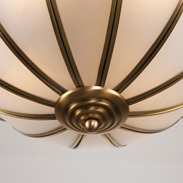 Lampada da soffitto moderna e contemporanea in rame con design decorativo