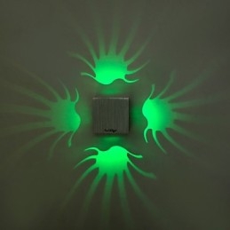 Applique da parete moderne e contemporanee con funzione elettrolitica per luce ambientale Applique da pareteV