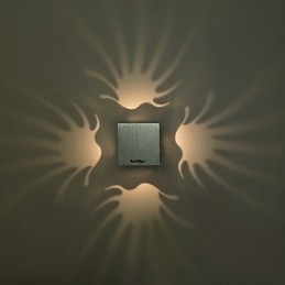 Applique da parete moderne e contemporanee con funzione elettrolitica per luce ambientale Applique da pareteV