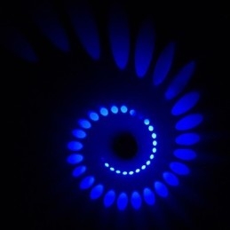 Moderno contemporaneo elettroplaccato caratteristica per luce ambientale montaggio a filo pareteV