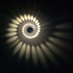 Moderno contemporaneo elettroplaccato caratteristica per luce ambientale montaggio a filo pareteV