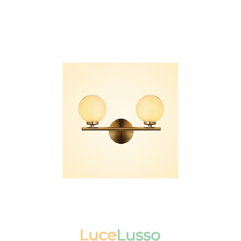 Lampada da parete moderna contemporanea in bronzo caratteristica per mini stile applique da parete uplight applique da parete