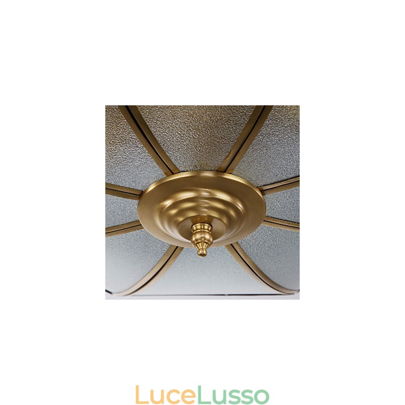 Lampada da soffitto moderna e contemporanea in rame con design decorativo
