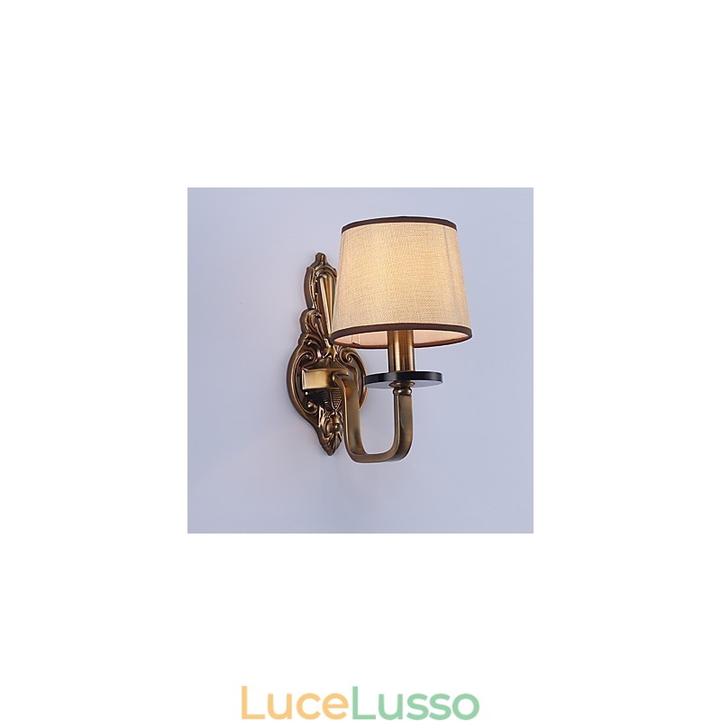 Tradizionale classico elettroplaccato caratteristica per la protezione degli occhi applique da parete downlight applique da parete