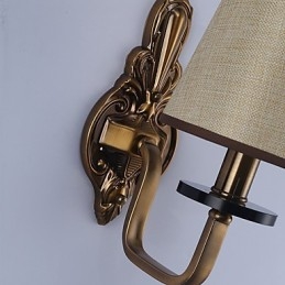 Tradizionale classico elettroplaccato caratteristica per la protezione degli occhi applique da parete downlight applique da parete