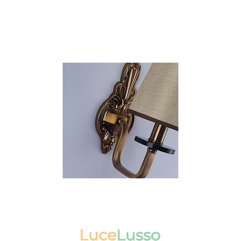 Tradizionale classico elettroplaccato caratteristica per la protezione degli occhi applique da parete downlight applique da parete