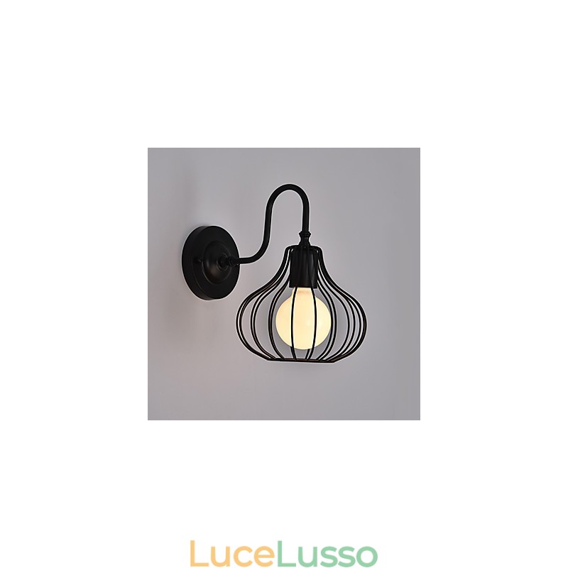 MaxTraditional Classic Rustic Lodge Painting Feature per applique da parete in stile mini con luce ambientale
