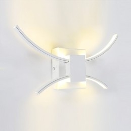 Applique da parete moderna contemporanea anodizzata integrata per la protezione degli occhi Applique da parete Uplight