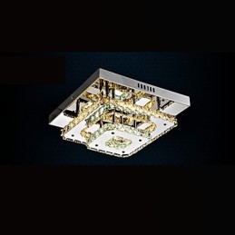 Lampade da soffitto in cristallo a filo, trasparenti o ambrate K9 per interni CE