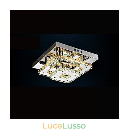 Lampade da soffitto in cristallo a filo, trasparenti o ambrate K9 per interni CE Lampade da soffitto in cristallo a filo, trasparenti o ambrate K9 per interni CE