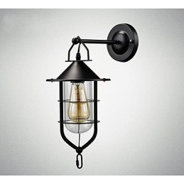 Lampada da parete in stile europeo, lampada da balcone, corridoio, esterno, retrò, industriale, vento, bar, cortile, scale, camera da letto, parete