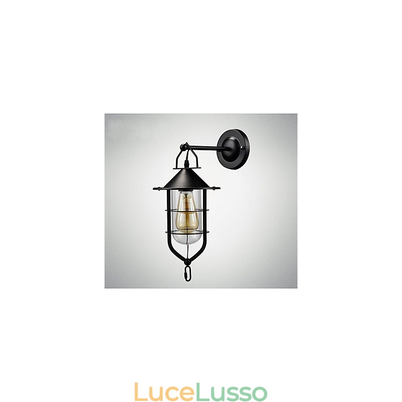 Lampada da parete in stile europeo, lampada da balcone, corridoio, esterno, retrò, industriale, vento, bar, cortile, scale, camera da letto, parete
