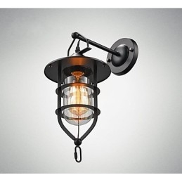 Lampada da parete in stile europeo, lampada da balcone, corridoio, esterno, retrò, industriale, vento, bar, cortile, scale, camera da letto, parete