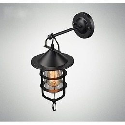 Lampada da parete in stile europeo, lampada da balcone, corridoio, esterno, retrò, industriale, vento, bar, cortile, scale, camera da letto, parete