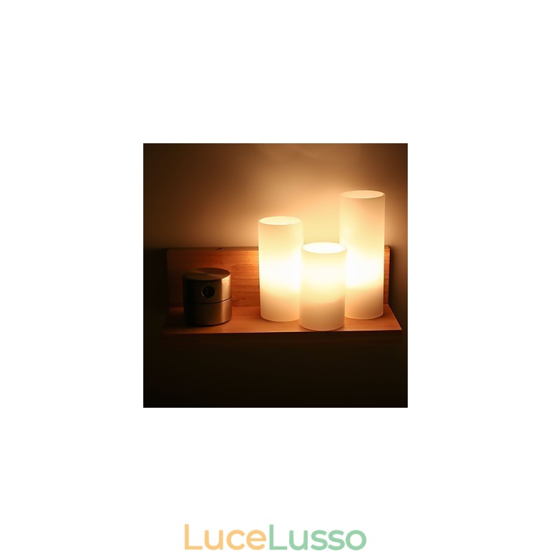 Applique in legno 3 luci Country