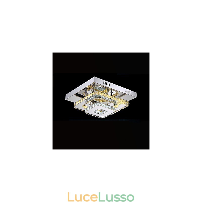Lampade da soffitto in cristallo a filo, trasparenti o ambrate K9 per interni CE