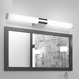 Lampada da specchio di alta qualità Luci da bagno 85 265V Luci da parete in acciaio inossidabile e acrilico Illuminazione per il trucco