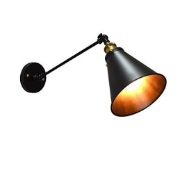 Lampada da parete singola in ferro Buzz Paint Lampada da parete con spada laser nera stupida