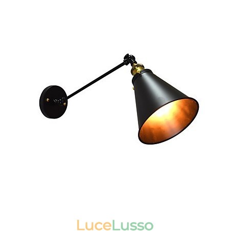 Lampada da parete singola in ferro Buzz Paint Lampada da parete con spada laser nera stupida Lampada da parete singola in ferro Buzz Paint Lampada da parete con spada laser nera stupida