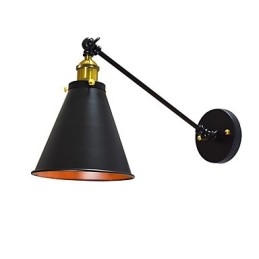 Lampada da parete singola in ferro Buzz Paint Lampada da parete con spada laser nera stupida