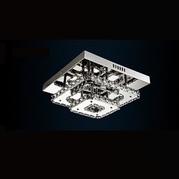 Lampade da soffitto in cristallo a filo, trasparenti o ambrate K9 per interni CE