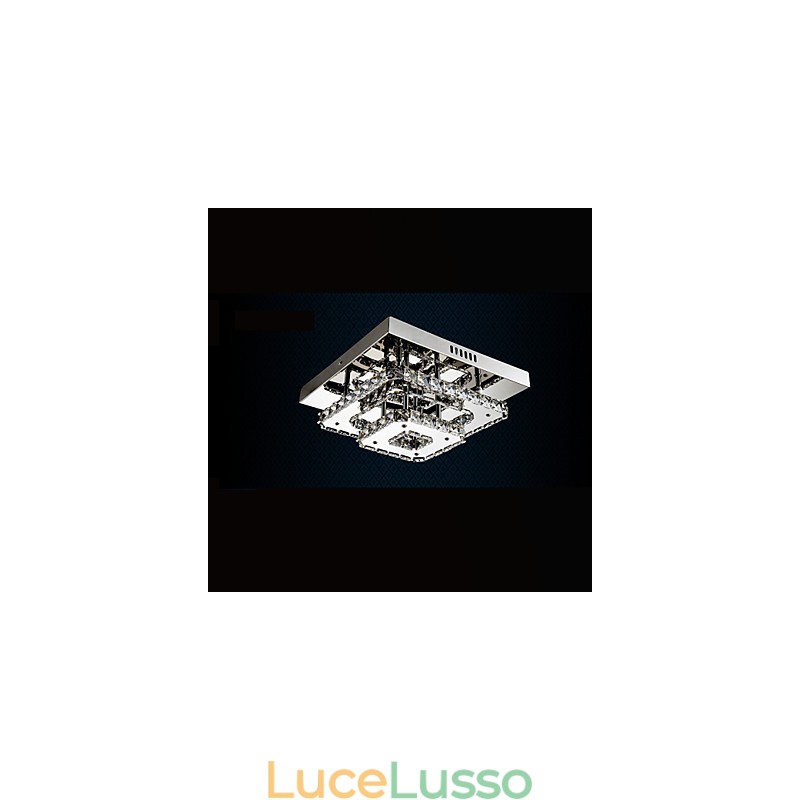 Lampade da soffitto in cristallo a filo, trasparenti o ambrate K9 per interni CE